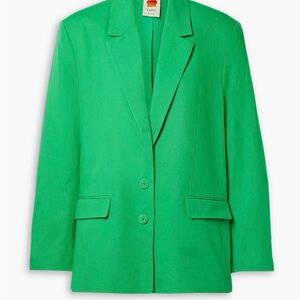Anthropologie Farm Rio Lyocell and Cotton blend Oversized Blazer